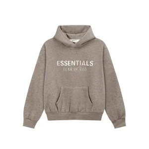 Fear of God Essentials Pale Rock Hoodie | Essentials Neutral Hoodie